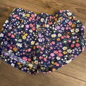 Girls old navy draw string floral shorts s